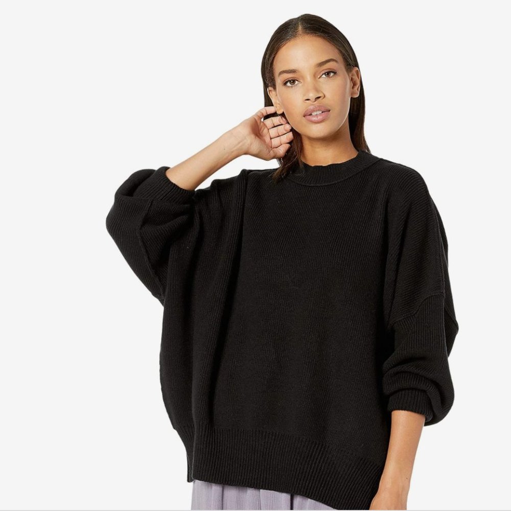 Free People Easy Street Tunic Black Medium